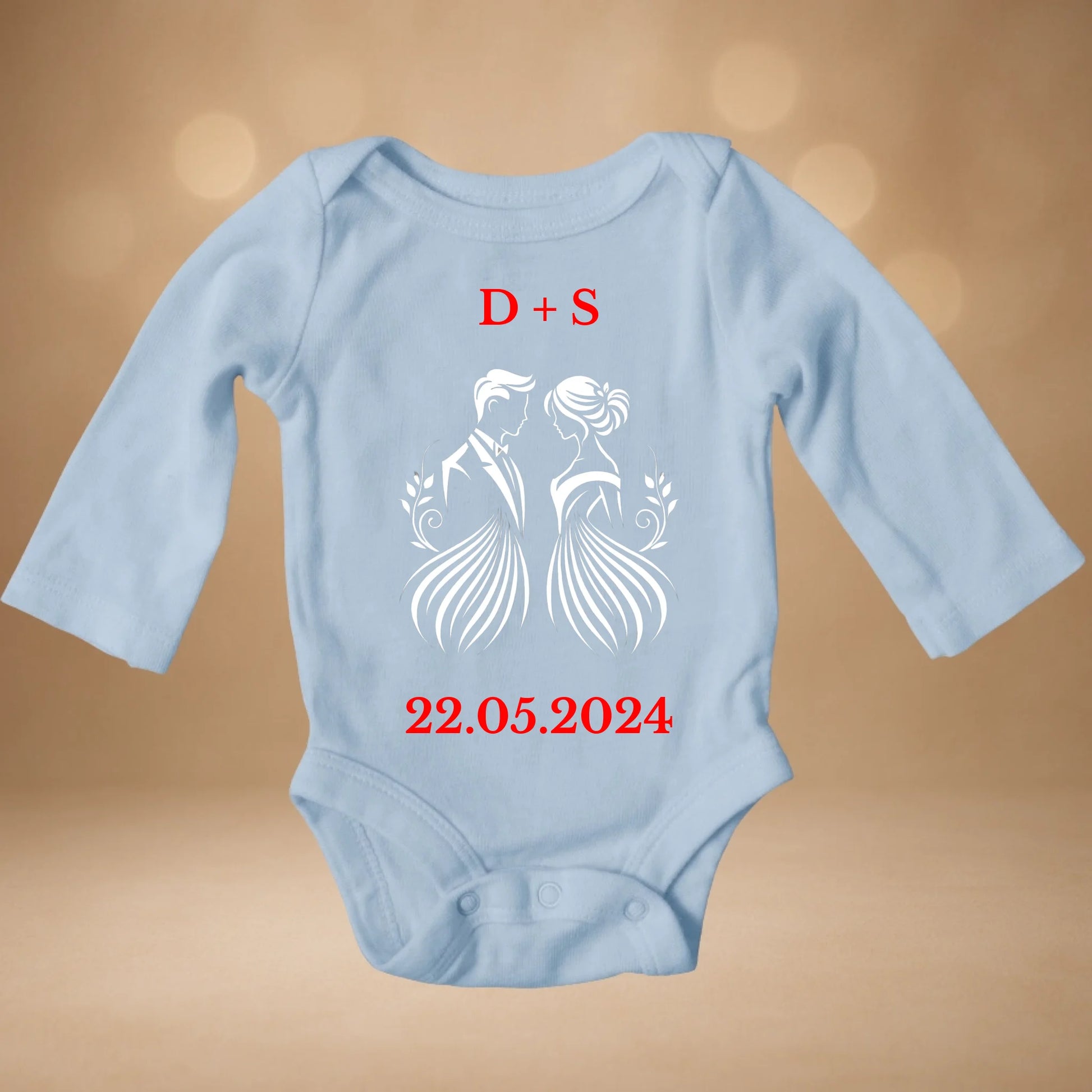 Babybody blau lang
