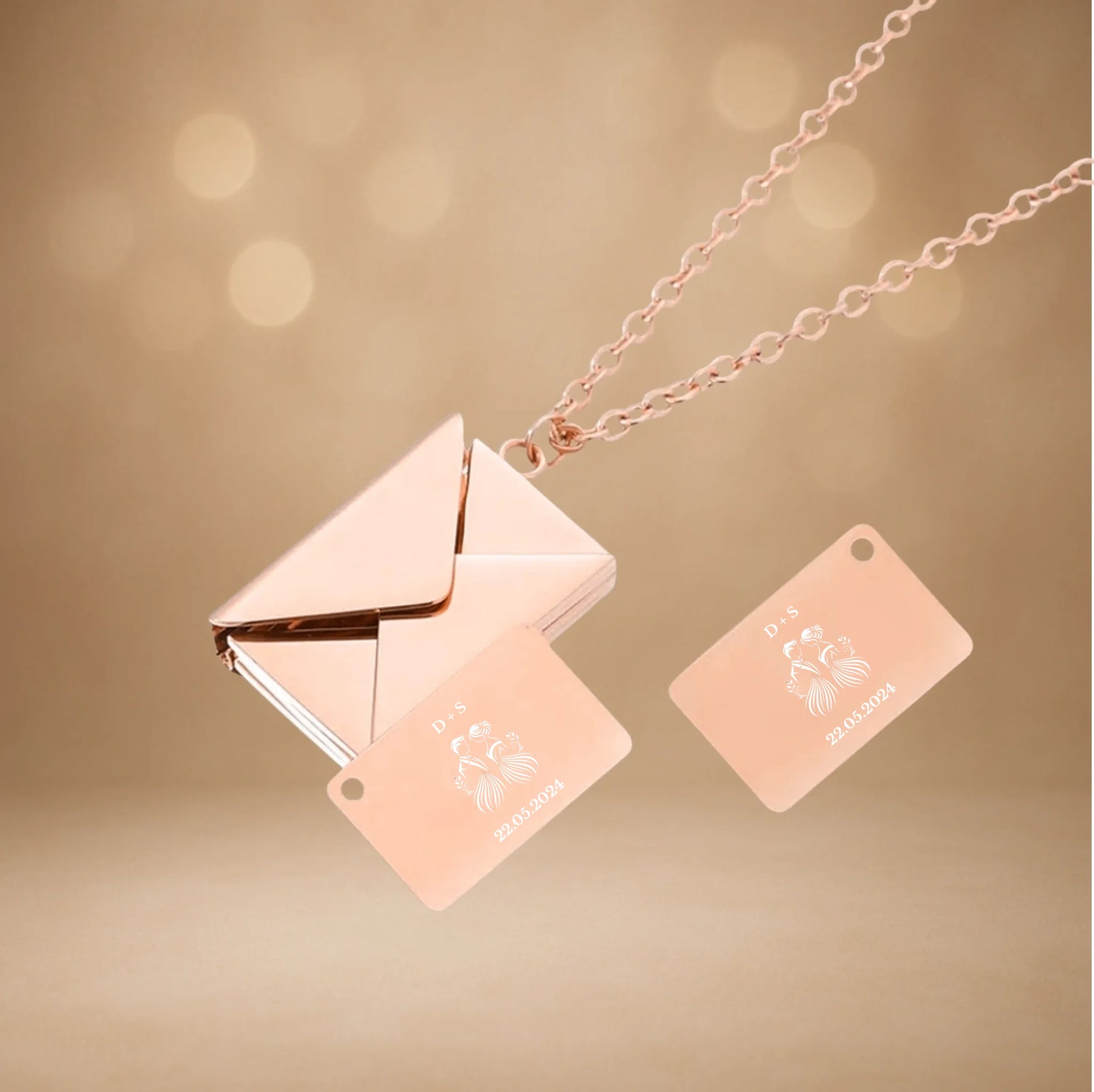 Kette Brief rosé