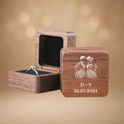 Ringbox Walnuss