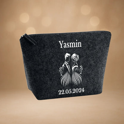 Kosmetiktasche anthrazit